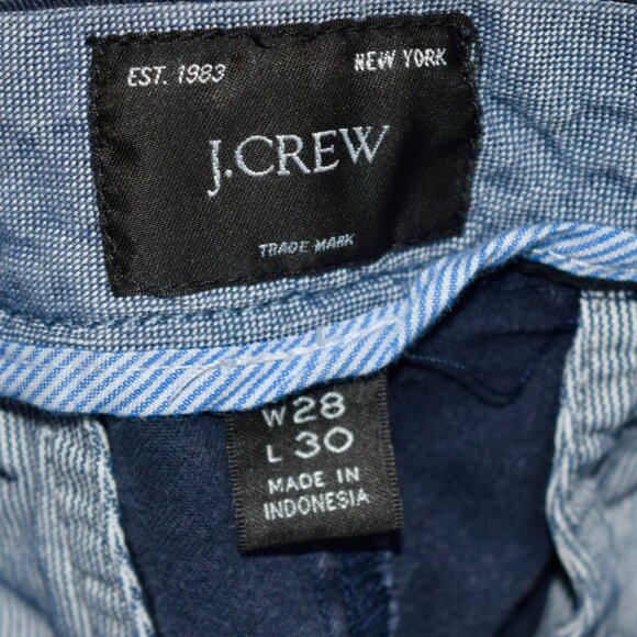 J.Crew Broken-In Chino Pants | Navy Blue | Size W28 L30 - Picture 5 of 5